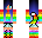 rainbow cat girl