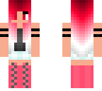 red ombre girl