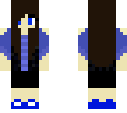 blue girl