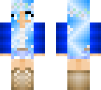 blue girl
