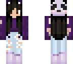 purple panda skin