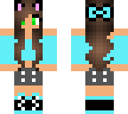 blue gamer girl