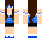 cute blue girl