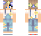 flower coverall blonde