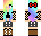 rainbow har girl