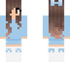 same blue girl