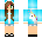 unicorn jacket with a red highlight