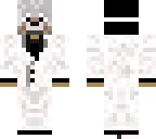 White Tux with Wolf Mask | Minecraft Skin