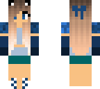 blue camo girl