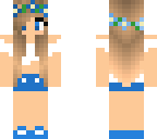 blue girly girl