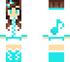 music girl brown hair