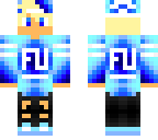 blue fu shirt