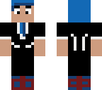 blue haired guy