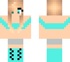 blue outfit