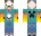 herobrine with polar bear mask
