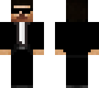 man in black