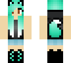 mint fox girl