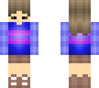 my longer haired frisk skin