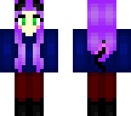 neko girl with purple hair