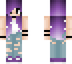 purple cool girl