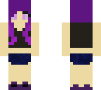 purple haired girl