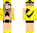 yellow nike girl