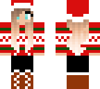 avery in christmas clothes