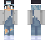 blue hair boy