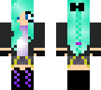 cute blue  rockstar