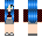 girl with the blue hair