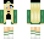 green hoodie girl