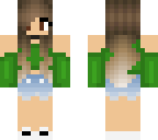 green summer girl