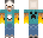 herobrine with polar bear mask 2