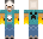 herobrine with polar bear mask 3