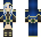 silver haired cloaked warrior