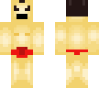sumo wrestler red
