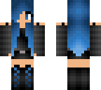 blue cute girl