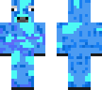 light blue cow
