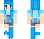 pastel blue girl