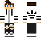 white and black
