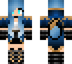 wolf warrior girl blue edit