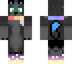 wolf with pastel accessories