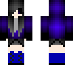blue hoodie girl