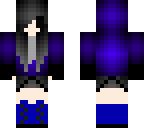 blue hoodie girl eyeless