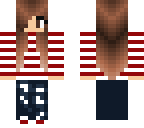 girl with stripes