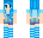 pastel blue girl