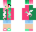 pink and green