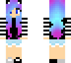 purple and blue