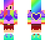 rainbow girl