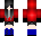 red hoodie girl